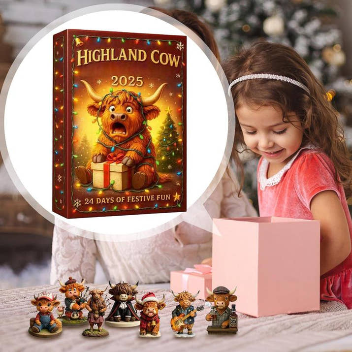 Highland Cow Advent Calendar